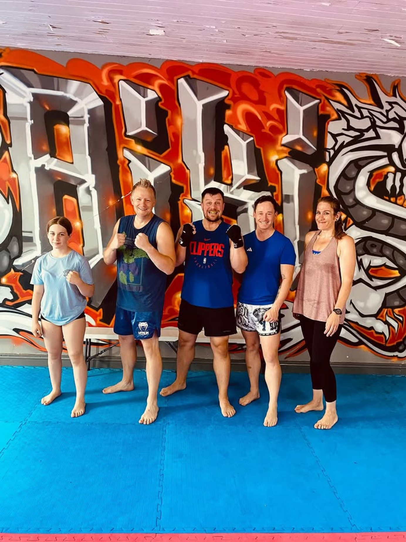 Adults and all ages kickboxing class
